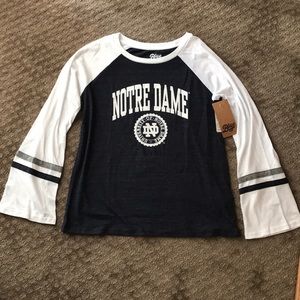 Women’s Notre Dame bell sleeve top